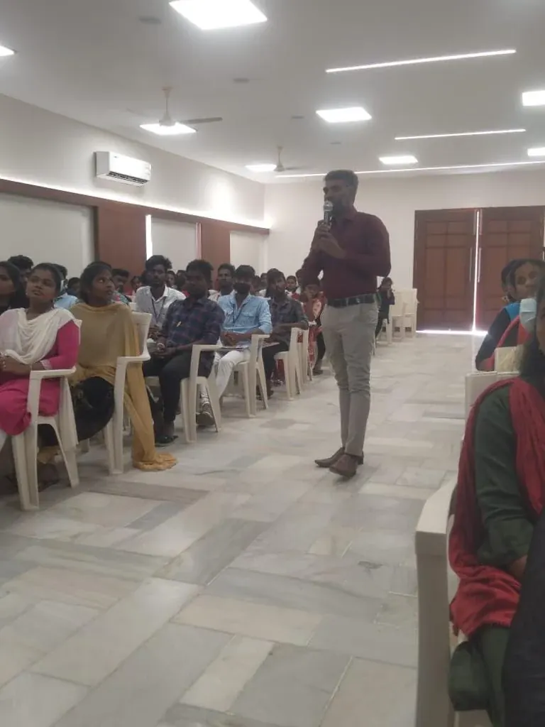 Students attending an academic orientation programme