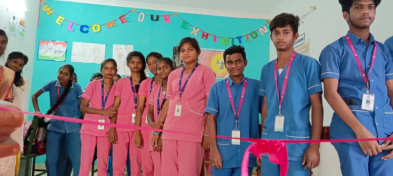 DR UK Institute students during a science exhibition opening activity